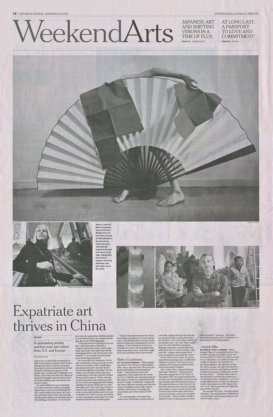 Featured - New York Times, 'For Expatriates in China, Creative Lives of Plenty'