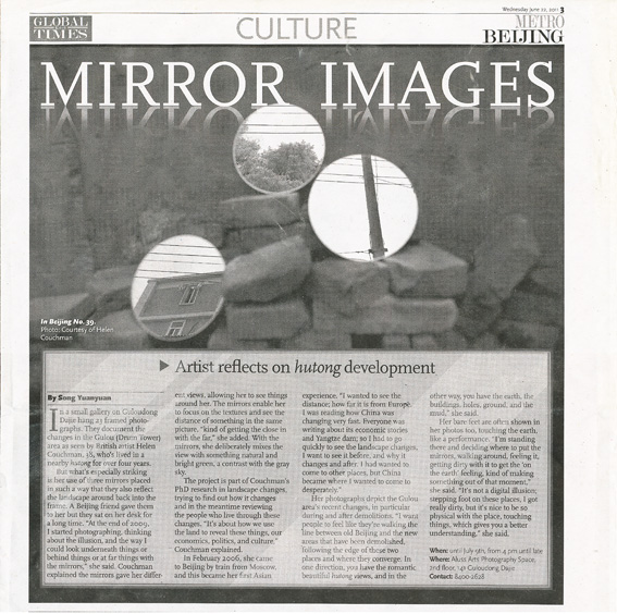Review article - The Global Times, 'Mirror Images'